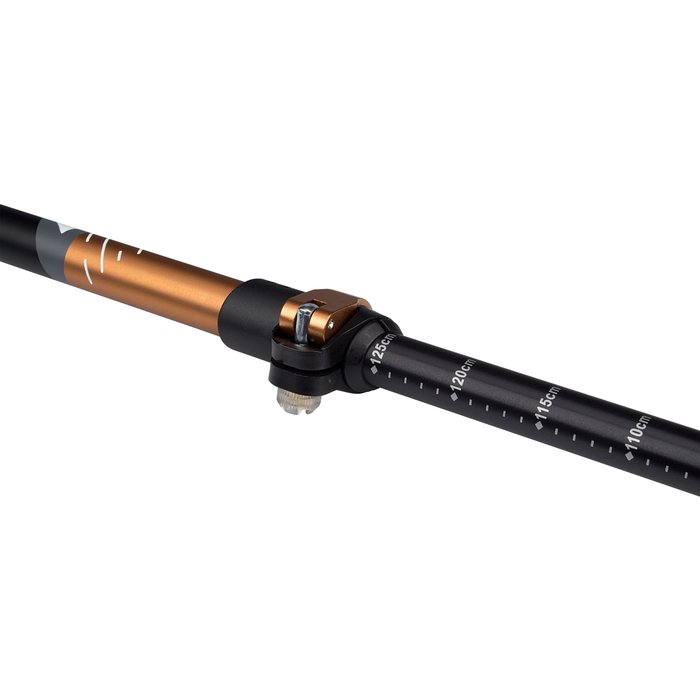 Abbey Camp® Abbey Camp® - Gehstock Teleskop Verstellbares Set • SANTIAGO-135 • Schwarz/Bronze