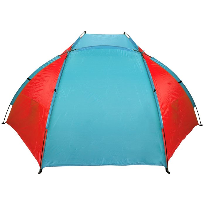 Abbey Camp® Abbey Camp® - Strandtent • BULWARK • Koraal/Lichtblauw