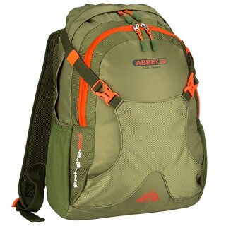 Abbey Camp® Outdoor Backpack • SPHERE 20L • Army Green/Alloy Green