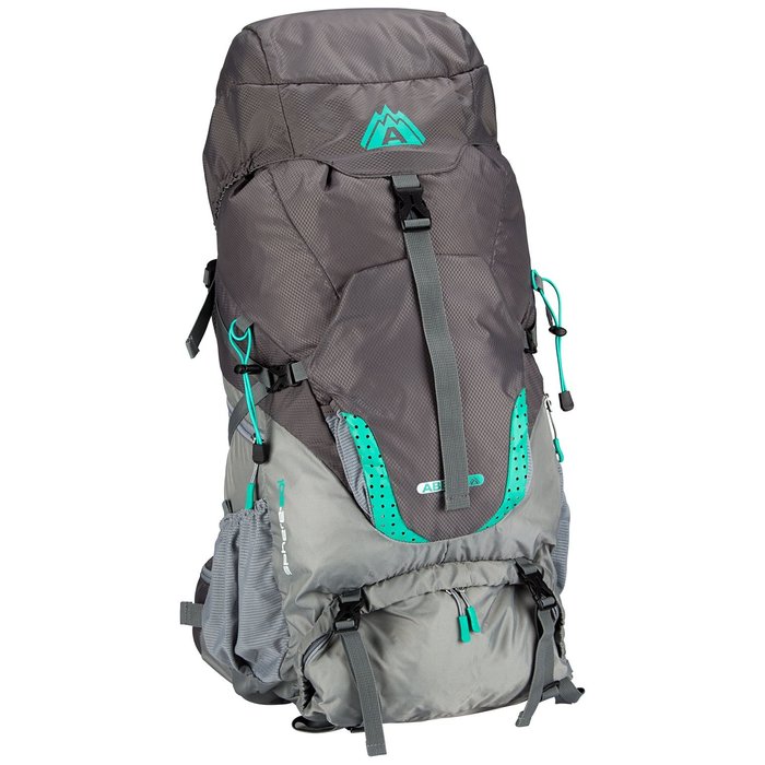 Abbey Camp® Abbey Camp® - Rugzak Trekking met Verstelsysteem • SPHERE 60L • Antraciet/Grijs
