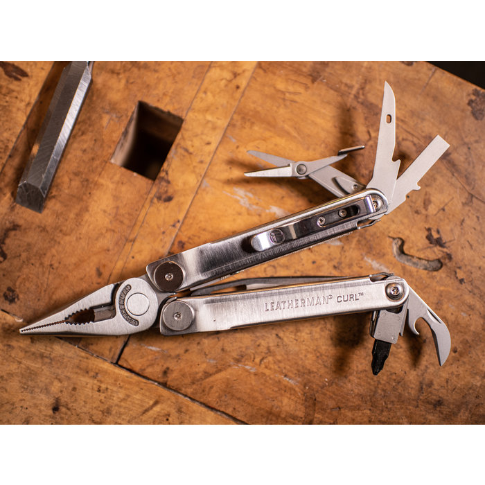 Leatherman Leatherman - Curl Multitool Inox + Etui Nylon Noir