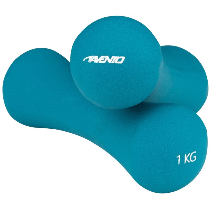 Avento® Avento® - Jeu de poids à main • BONE - 2 X 1 KG • Bleu