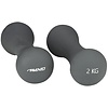 Avento® Hand Weight Set • BONE - 2X 2 KG • Gray