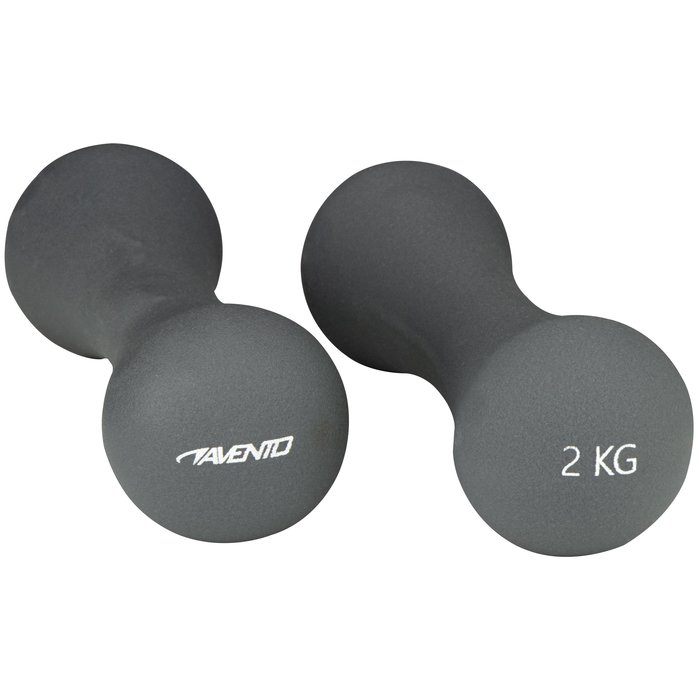 Avento® Avento® - Hand Weight Set • BONE - 2X 2 KG • Gray