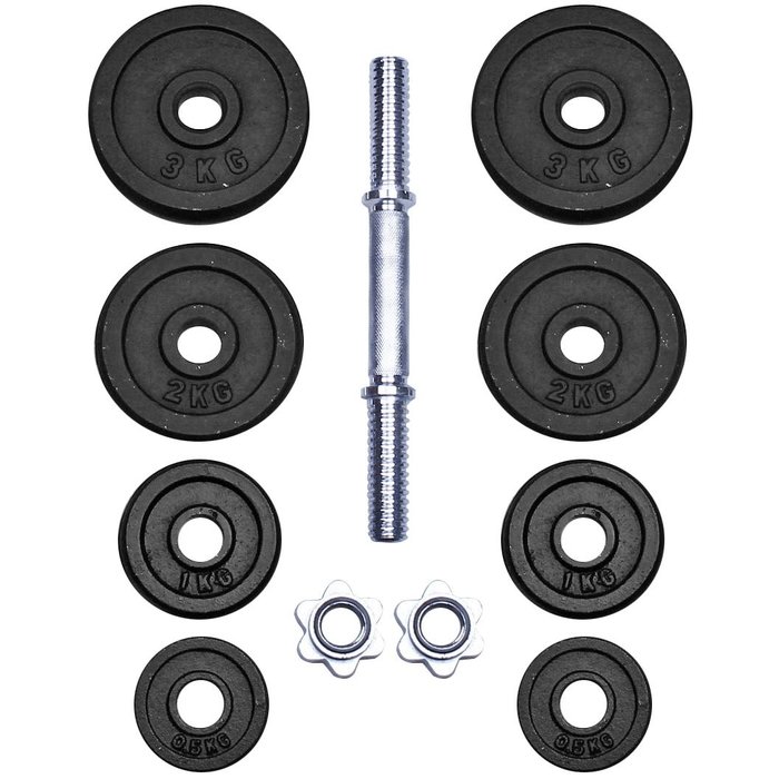 Avento® Avento® - Halter Adjustable Steel • 15 KG • Black