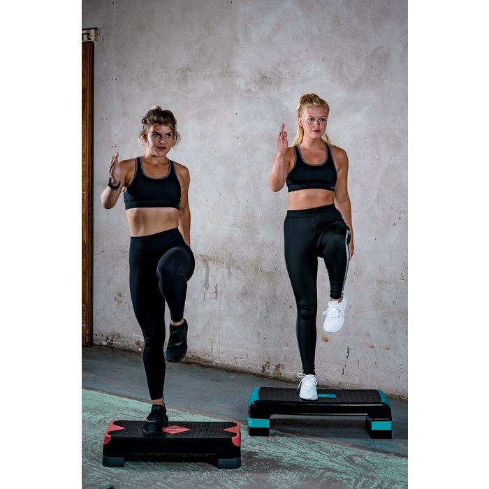 Avento® Avento® - Fitness Stepbank • Klein • Schwarz/Rosa