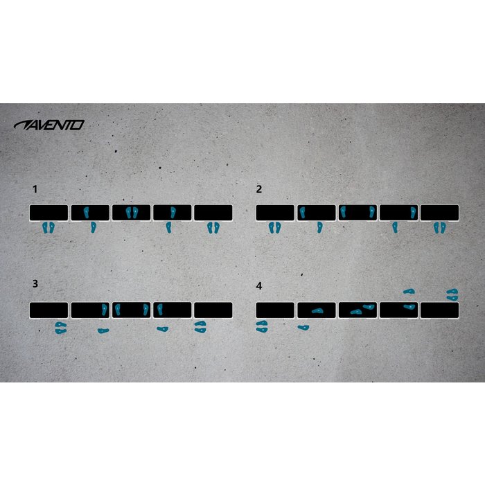 Avento® Avento® - Fitness Stepbank • Large • Black/Blue