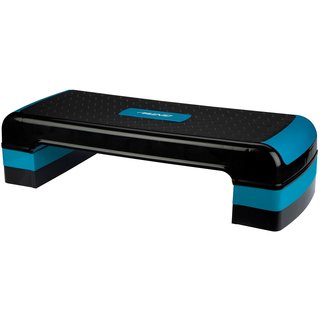Avento® Fitness StepBank • Groß • Schwarz/Blau