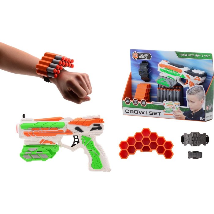 Tack Pro® Tack Pro® - Crow I set met 14 darts en accesoires - 18cm
