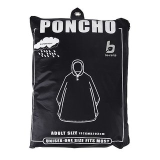 Bo-Camp Poncho für Erwachsene – EVA – Schwarz