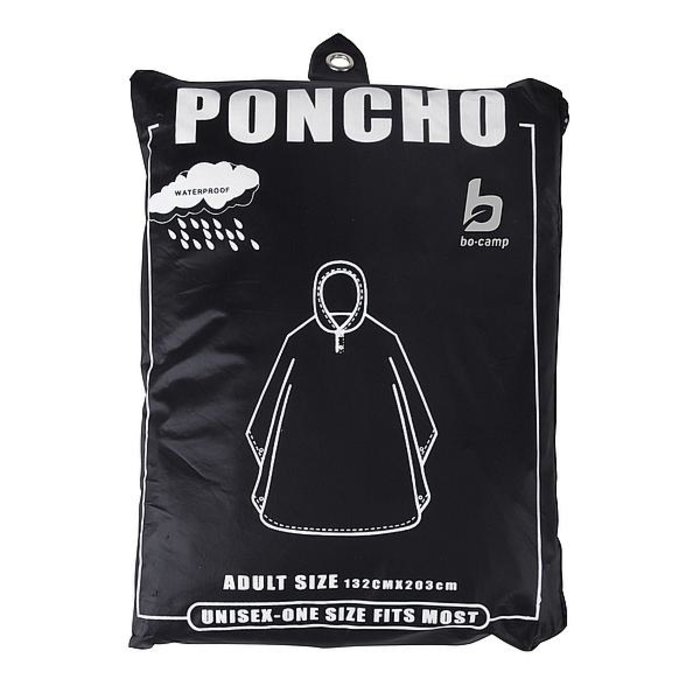 Bo-Camp Bo-Camp - Poncho Volwassenen - EVA - Zwart