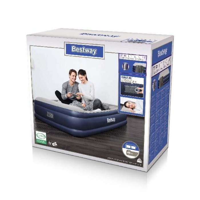 Bestway Bestway - Luchtbed - Tritech 46 cm Queen - 2 Persoons