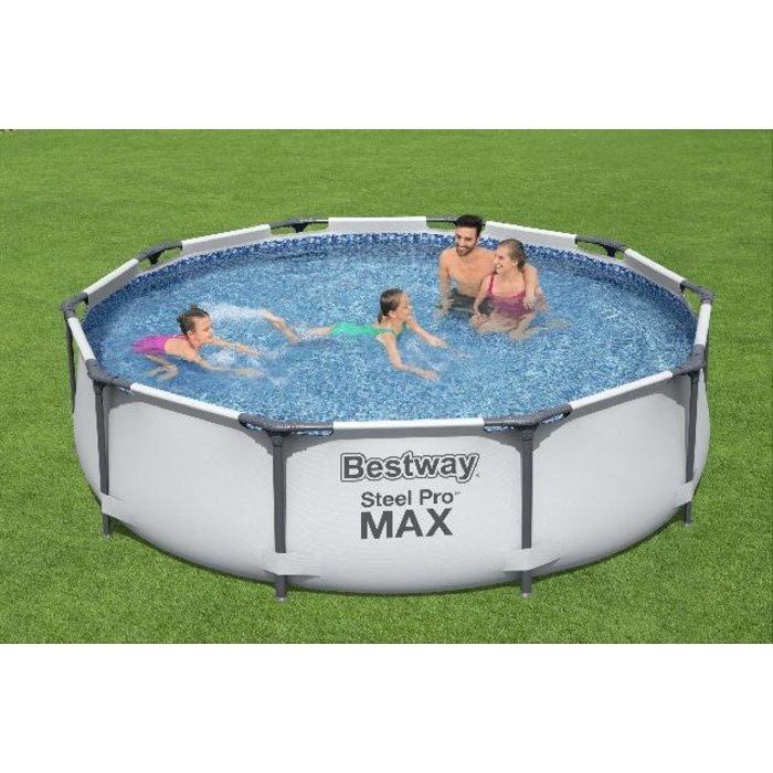 Bestway Bestway - Piscine - Steel Pro Max - Set avec pompe de filtration - Round 305