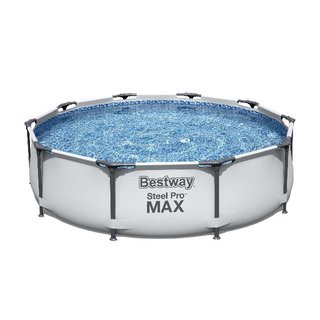 Bestway Schwimmbad - Steel Pro Max - Set mit Filterpumpe - Rund 305