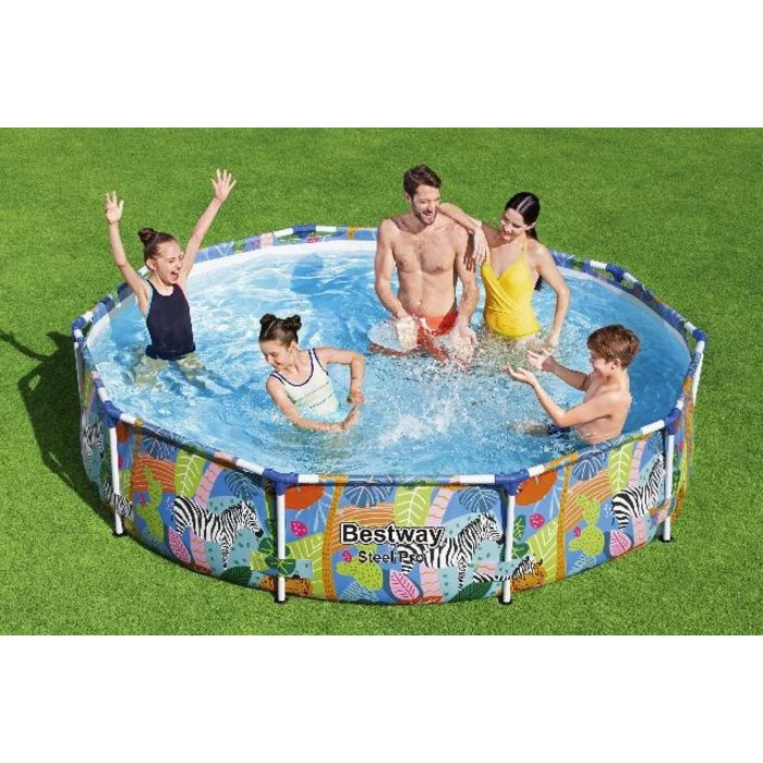 Bestway Bestway - piscine - Steel Pro Jungle - Environ 305