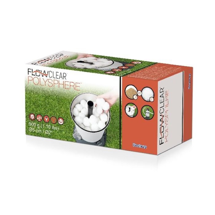 Bestway Flowclear Bestway - Polysphere Zwembad Filter- 500gr