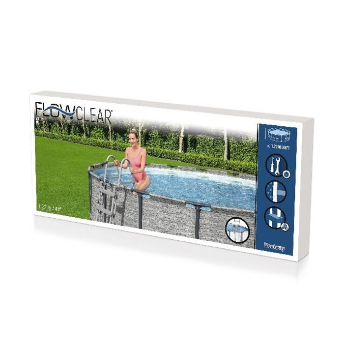 Bestway Flowclear Bestway - FlowClear - Stairs Surface Mounted Pool - 122 cm