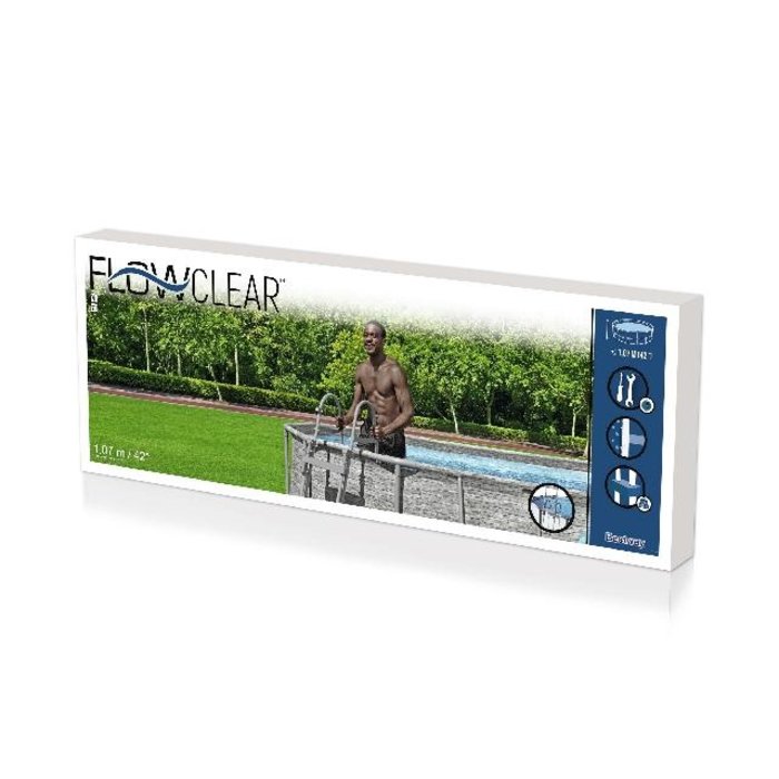 Bestway Flowclear Bestway - FlowClear - Treppe Gebäude Pool - 107 cm