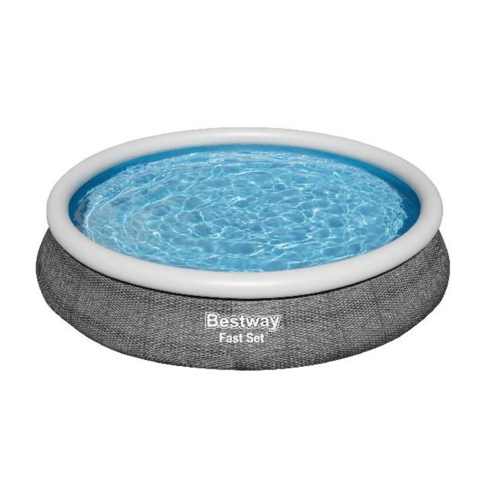 Bestway Bestway - Piscine - Fast Set - Kit avec pompe de filtration - Round 457