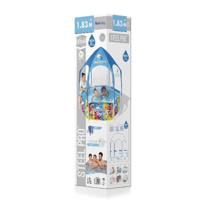 Bestway Bestway - Zwembad - My First Frame Pool splash-in-shade play - Rond 183