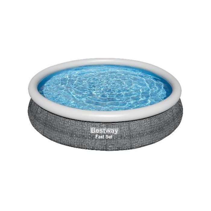 Bestway Bestway - Swimming pool - Fast Set Rattan - Set with Filter Pump - Round 366