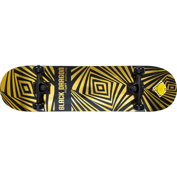 Black Dragon® Black Dragon® - Skateboard • PRISM BLOX • Or/Noir