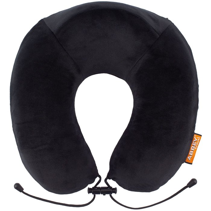 Abbey Camp® Abbey Camp® - Nekkussen Memory Foam • OTTAWA-017 • Zwart