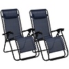 Abbey Camp® Chair • Chaise Longue IV • Set of 2 • Navy/Dark Blue
