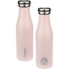 Abbey Camp® Abbey Camp® - Drinkfles Dubbelwandig • VICTORIA • 0.45 L • Licht roze/Zilver