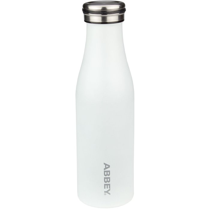 Abbey Camp® Abbey Camp® - Drinking bottle double -walled • VICTORIA • 0.45 L • White/Silver