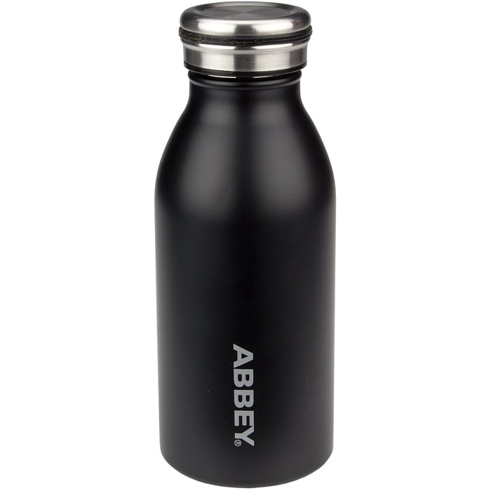 Abbey Camp® Abbey Camp® - Drinking bottle double -walled • VICTORIA • 0.35 L • Black/Silver