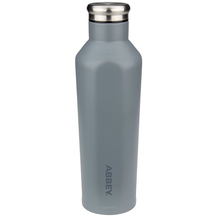 Abbey Camp® Abbey Camp® - Drinking bottle double -walled • GODAFOSS • 0.48 L • Gray/Silver