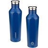Abbey Camp® Bouteille de boisson double • GODAFOSS • 0.48 L • Bleu/Argent