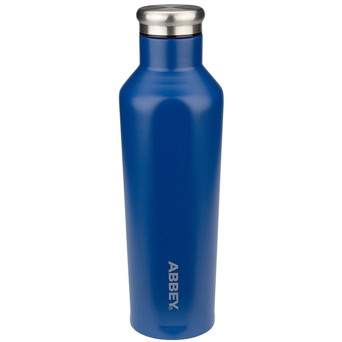 Abbey Camp® Abbey Camp® - Drinking bottle double -walled • GODAFOSS • 0.48 L • Blue/Silver