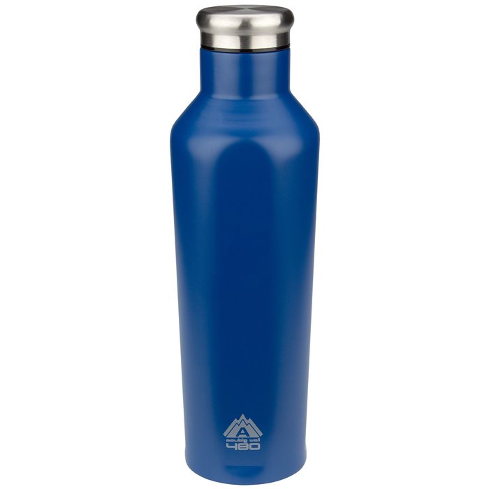 Abbey Camp® Abbey Camp® - Drinking bottle double -walled • GODAFOSS • 0.48 L • Blue/Silver