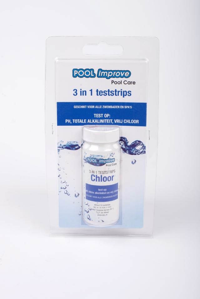 Pool Improve Teststrips 3 in 1