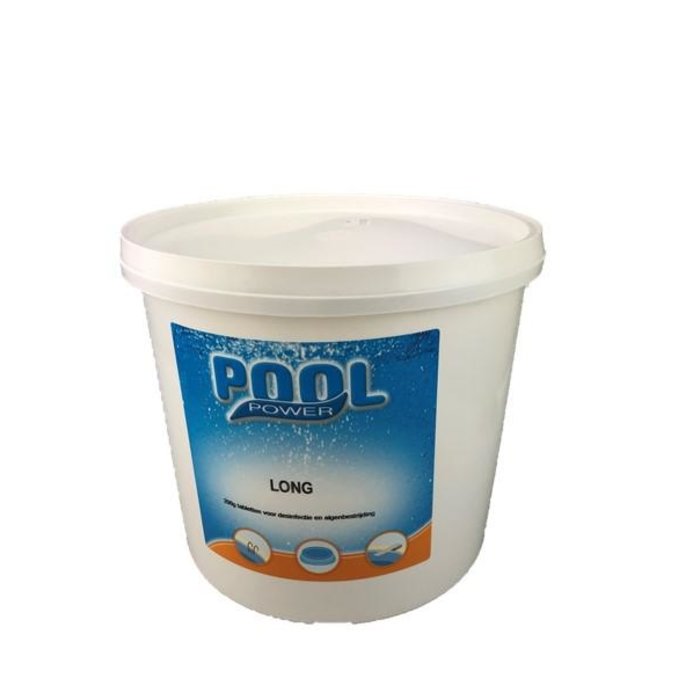 Pool Power Pool Power - Chloor Tabletten Long 200gr - 5 kg