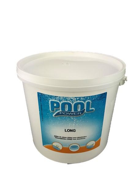 Pool Power Pool Power - comprimés de chlore long 200gr - 5 kg