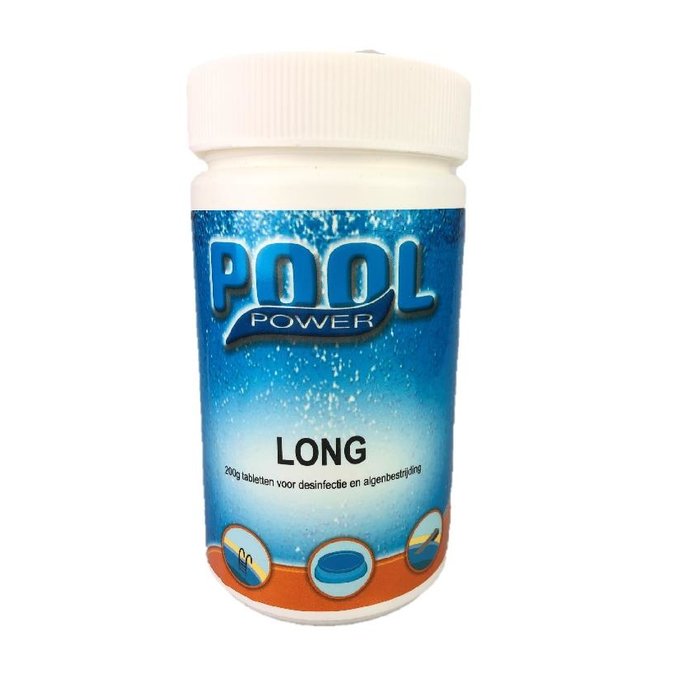 Pool Power Poolleistung - Chlortafel lang 200g - 1 kg