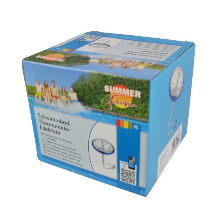 Summer Fun Summer Fun - Thermometer Boei- RVS