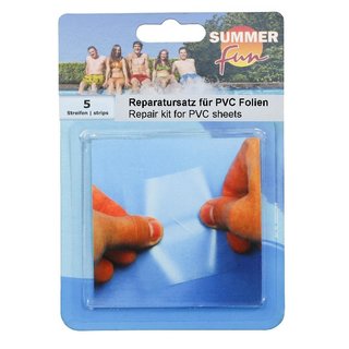 Summer Fun Patch de réparation pour piscine en PVC - également pour l'immersion - 5 pièces