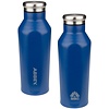 Abbey Camp® Drinking bottle double -walled • GODAFOSS • 0.35 L • Blue/Silver
