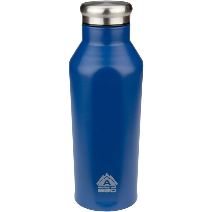 Abbey Camp® Abbey Camp® - Doppelwandige Trinkflasche • GODAFOSS • 0.35 L • Blau/Silber