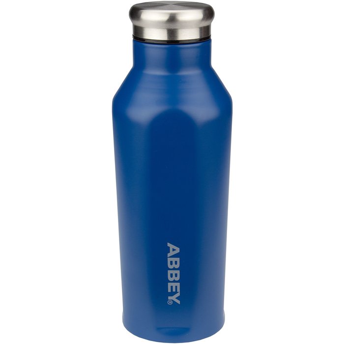 Abbey Camp® Abbey Camp® - Doppelwandige Trinkflasche • GODAFOSS • 0.35 L • Blau/Silber