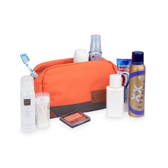 Abbey Camp® Abbey Camp® - Sac de toilette • CLASSIC BOX • Pêche/Anthracite