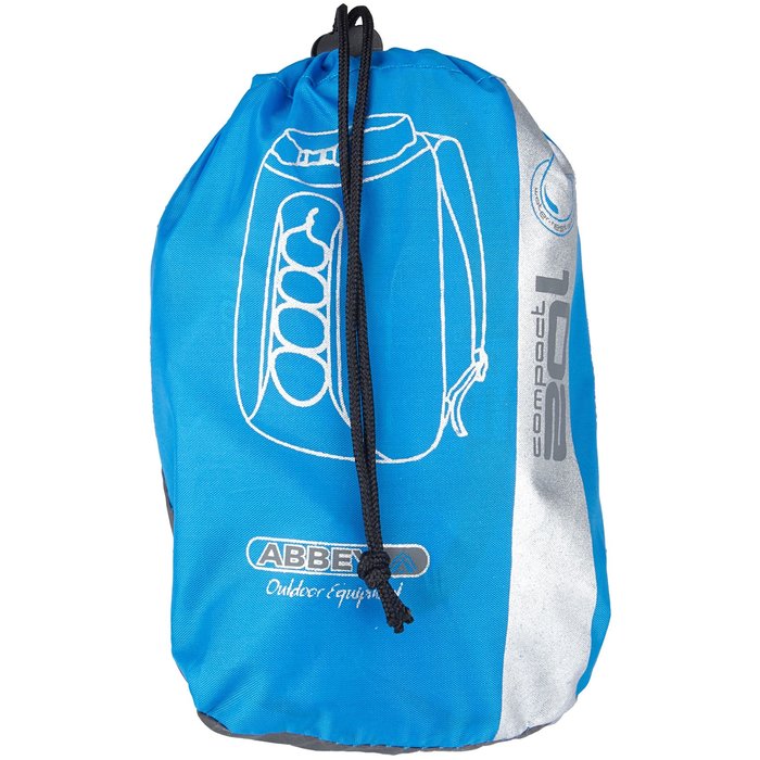 Abbey Camp® Abbey Camp® - Sac à dos compact All Weather • BAG IN A SAC 20L • Bleu/Anthracite
