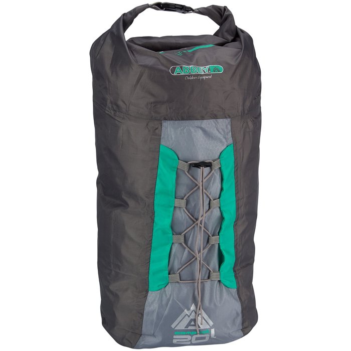 Abbey Camp® Abbey Camp® - Compacte Rugzak All Weather • BAG IN A SAC 20L • Antraciet/Grijs