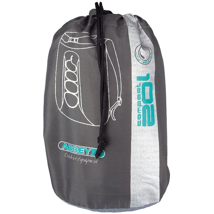 Abbey Camp® Abbey Camp® - Compacte Rugzak All Weather • BAG IN A SAC 20L • Antraciet/Grijs