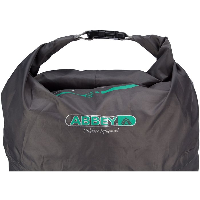 Abbey Camp® Abbey Camp® - Compacte Rugzak All Weather • BAG IN A SAC 20L • Antraciet/Grijs