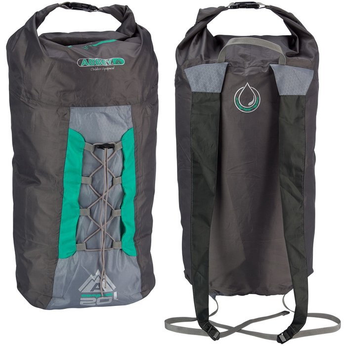 Abbey Camp® Abbey Camp® - Sac à dos compact tout temps • BAG IN A SAC 20L • Anthracite/Gris